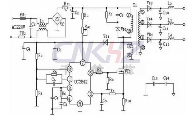 開關電源集成控制IC