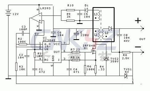 開關電源型高耐壓恒流源電路